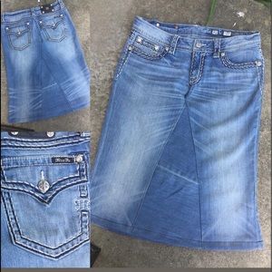 Miss Me denim skirt